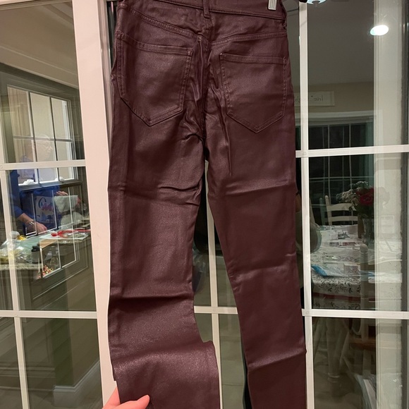 Express “Wet Look” High-Rise Skinny Jeans - Picture 4 of 4